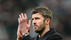 <p>IN POSSESSION: Michael Carrick has led Manchester United to six wins out of eight. Pic: Owen Humphreys/PA</p>