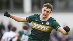 <p>MAIN MAN: David Clifford of Kerry celebrates scoring a goal. Pic: INPHO/James Lawlor</p>