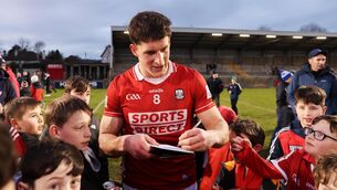 <p>MORE TO WRITE: Colm O'Callaghan of Cork signs autographs for supporters afterg the Allianz Football League Division 2 match between Cork and Kildare at Páirc Uà Rinn in Cork. Photo by Michael P Ryan/Sportsfile</p> <p>MORE TO WRITE: Colm O'Callaghan of Cork signs autographs for supporters afterg the Allianz Football League Division 2 match between Cork and Kildare at Páirc Uà Rinn in Cork. Photo by Michael P Ryan/Sportsfile</p>