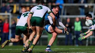 <p>STAR MAN: Roscommon’s Enda Smith shoots on goal. Pic: ©INPHO/Ryan Byrne</p>