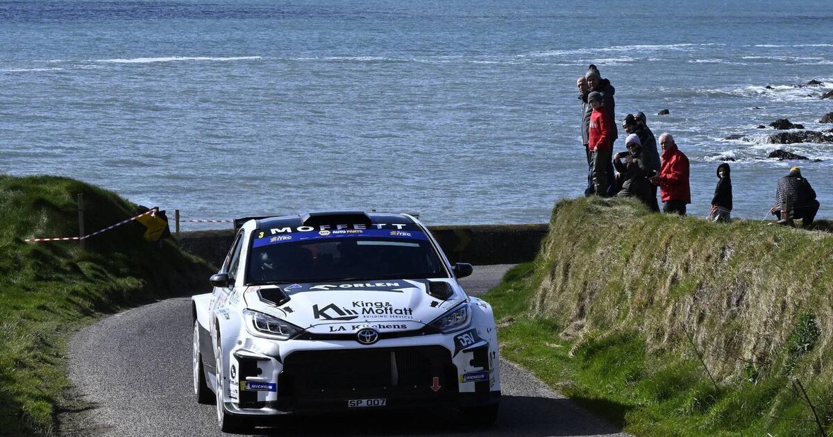 Josh Moffett and Andy Hayes make Irish rallying history