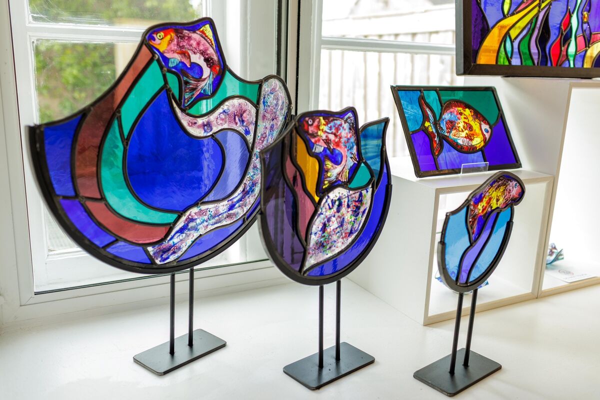  Some of Colette Langan's work currently in exhibition at The Dock Arts Centre, Carrick-On-Shannon, Co Leitrim. Picture: James Connolly