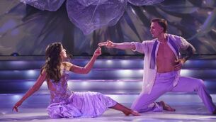 <p>Rose of Tralee Katelyn Cummins with professional dancer Leonardo Lini </p>