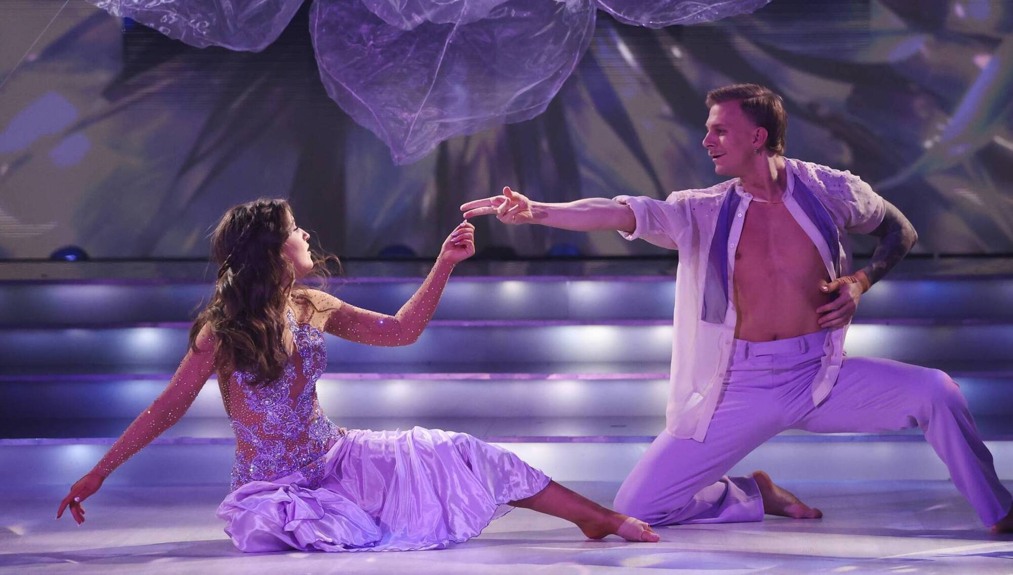 Rose of Tralee Katelyn Cummins with professional dancer Leonardo Lini 
