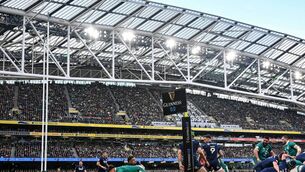 <p>14 March 2026; Dan Sheehan of Ireland dives over to score his side's second try during the Guinness 6 Nations Rugby Championship match between Ireland and Scotland at the Aviva Stadium in Dublin. Photo by Seb Daly/Sportsfile</p> <p>14 March 2026; Dan Sheehan of Ireland dives over to score his side's second try during the Guinness 6 Nations Rugby Championship match between Ireland and Scotland at the Aviva Stadium in Dublin. Photo by Seb Daly/Sportsfile</p>