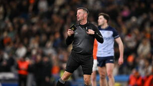 <p>Referee David Gough during the Allianz Football League Division 1 match between Dublin and Armagh at Croke Park. Pic: Ray McManus/Sportsfile</p> <p>Referee David Gough during the Allianz Football League Division 1 match between Dublin and Armagh at Croke Park. Pic: Ray McManus/Sportsfile</p>