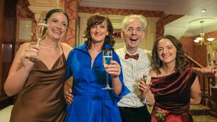 <p>History made.. Killarney native Jessie Buckley become the first Irish woman to win Best Actress at the Academy Awards in Hollywood for her role in Hamnet on Monday morning. Celebrations took place in the Arbutus Hotel at a private gathering hosted by the Buckley family in Killarney. Jessie's Uncle and Godfather Sean Buckley, (3rd generation owner of the Arbutus Hotel &amp; Buckley's Bar) his wife and Jessie's aunt, Carol Dempsey and first cousins Emer and Roisin Buckley. Picture: Valerie O'Sullivan.</p>