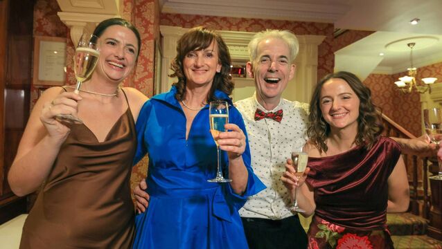 <p>History made.. Killarney native Jessie Buckley become the first Irish woman to win Best Actress at the Academy Awards in Hollywood for her role in Hamnet on Monday morning. Celebrations took place in the Arbutus Hotel at a private gathering hosted by the Buckley family in Killarney. Jessie's Uncle and Godfather Sean Buckley, (3rd generation owner of the Arbutus Hotel &amp; Buckley's Bar) his wife and Jessie's aunt, Carol Dempsey and first cousins Emer and Roisin Buckley. Picture: Valerie O'Sullivan.</p>