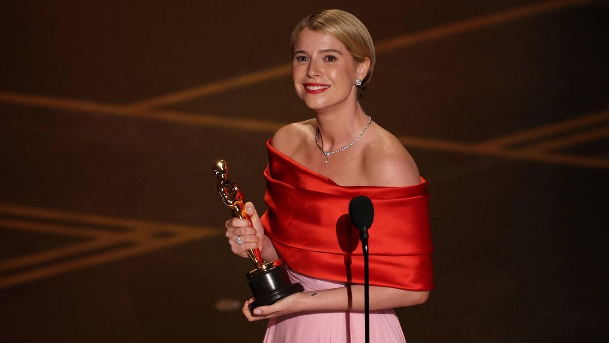 Irish actress Jessie Buckley accepts the award for Best Actress in a Leading Role, for Hamnet onstage during the 98th Annual Academy Awards at the Dolby Theatre in Hollywood. Picture: Patrick T. Fallon / AFP via Getty Images Irish actress Jessie Buckley accepts the award for Best Actress in a Leading Role, for Hamnet onstage during the 98th Annual Academy Awards at the Dolby Theatre in Hollywood. Picture: Patrick T. Fallon / AFP via Getty Images
