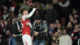 <p>DOWMANIA: Arsenal's Max Dowman celebrates after scoring. </p> <p>DOWMANIA: Arsenal's Max Dowman celebrates after scoring. </p>