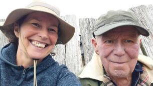 <p>Ruth Elizabeth Powell and her dad. She lives in Dublin and travels across the sea to South Wales every six weeks to visit him.</p> <p>Ruth Elizabeth Powell and her dad. She lives in Dublin and travels across the sea to South Wales every six weeks to visit him.</p>