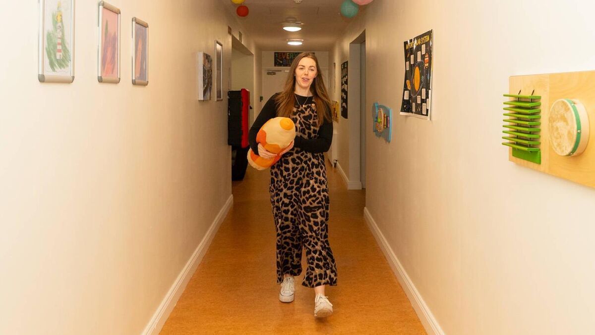 Shannon O’Sullivan, social care worker with Corlann, an organisation dedicated to supporting people with intellectual disabilities. 