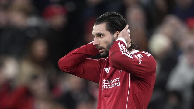 <p>WALKING ALONE: Dominik Szoboszlai knows time is not on Liverpool’s side (PA)</p>