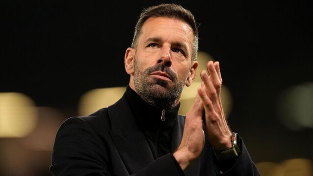 <p>Ruud van Nistelrooy left Manchester United in 2006, but two decades on tickets for his Cork Opera House show in March start at €80.	<span class="contextmenu emphasis CaptionCredit">Picture: Martin Rickett/PA</span>
            </p>