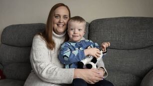 <p>Joanne Cunningham, from Tralee Co Kerry, at home with her son Joseph. Picture: Dominick Walsh/Eye Focus </p>