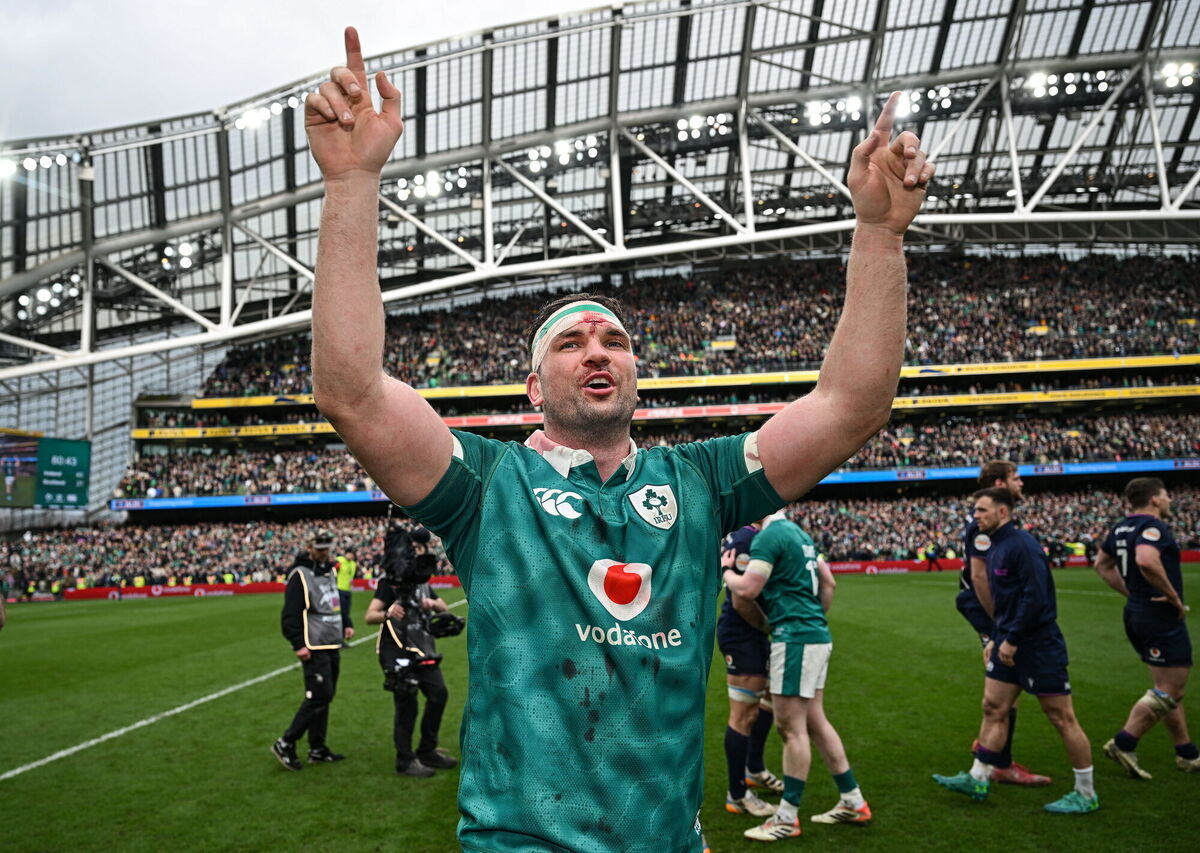 Six of our contributors named Tadhg Beirne in their team of the Six Nations. Pic: Ramsey Cardy/Sportsfile Six of our contributors named Tadhg Beirne in their team of the Six Nations. Pic: Ramsey Cardy/Sportsfile
