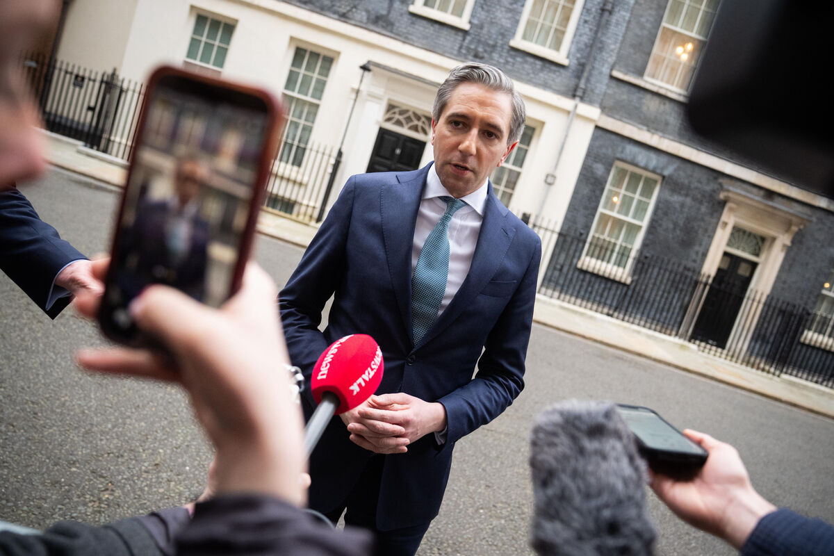 Tánaiste Simon Harris told reporters in London that Ireland was celebrating Jessie Buckley, 'someone who represents the best of Ireland' while 'Conor McGregor represents the very worst of Irish society'. 