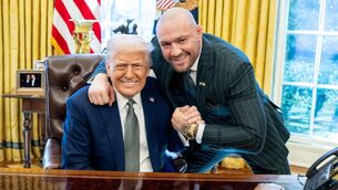 <p>US president Donald Trump with disgraced UFC fighter Conor McGregor in the Oval Office on St Patrick's Day 2025. Picture: X/@POTUS</p> <p>US president Donald Trump with disgraced UFC fighter Conor McGregor in the Oval Office on St Patrick's Day 2025. Picture: X/@POTUS</p>