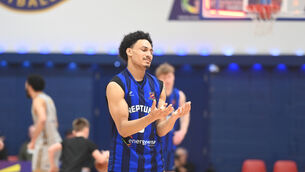 <p>Samuel Henderson scored 15 points for Neptune in the 45-point defeat to Eanna. Pic: Larry Cummins</p>