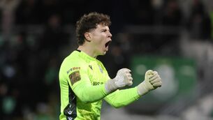 <p>IRELAND'S CALL UP: Shamrock Rovers' Ed McGinty is expected to be called up to the Ireland squad. Pic: ©INPHO/Bryan Keane.</p>