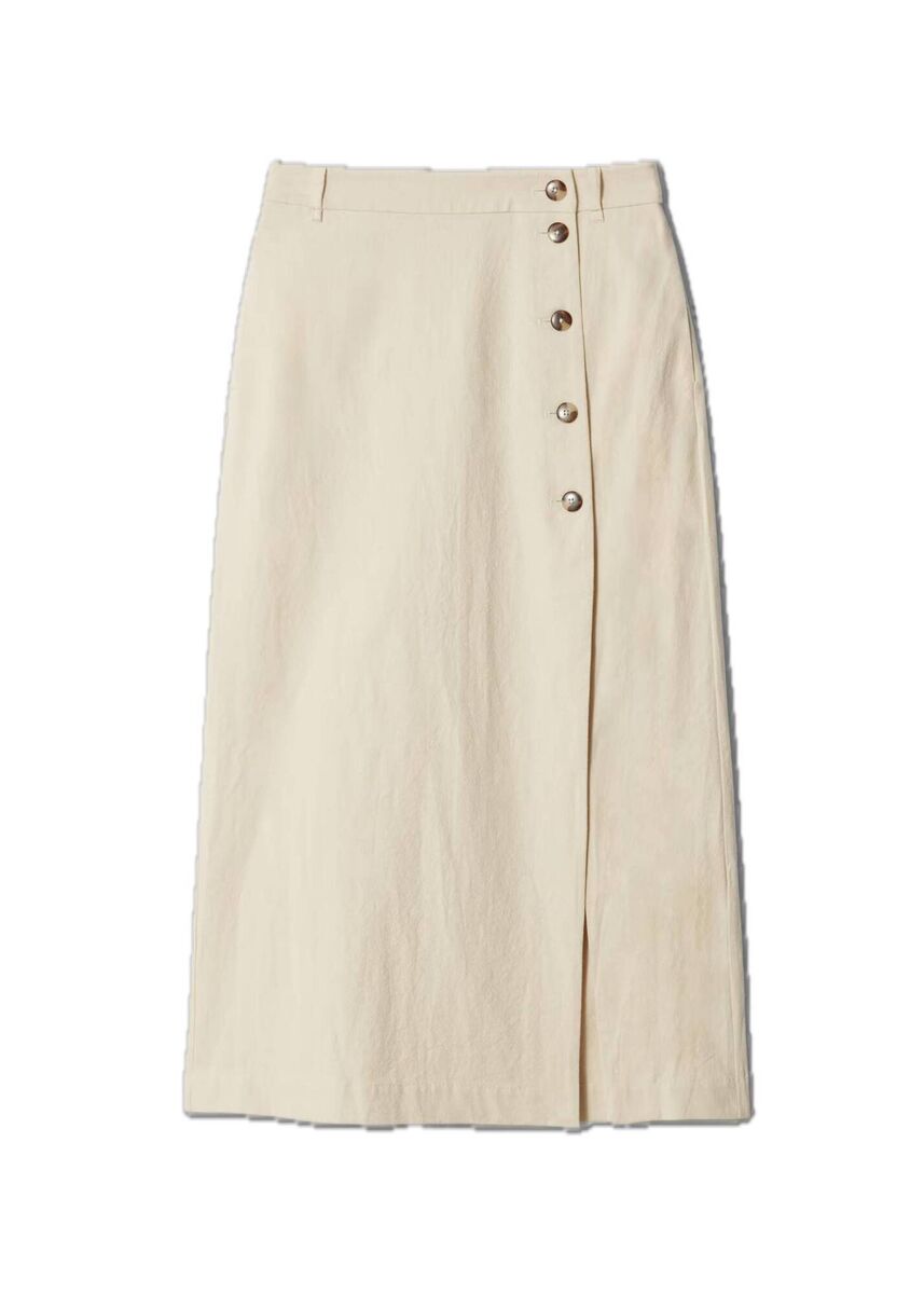 Beige Midi Skirt, €89, &amp; Other Stories