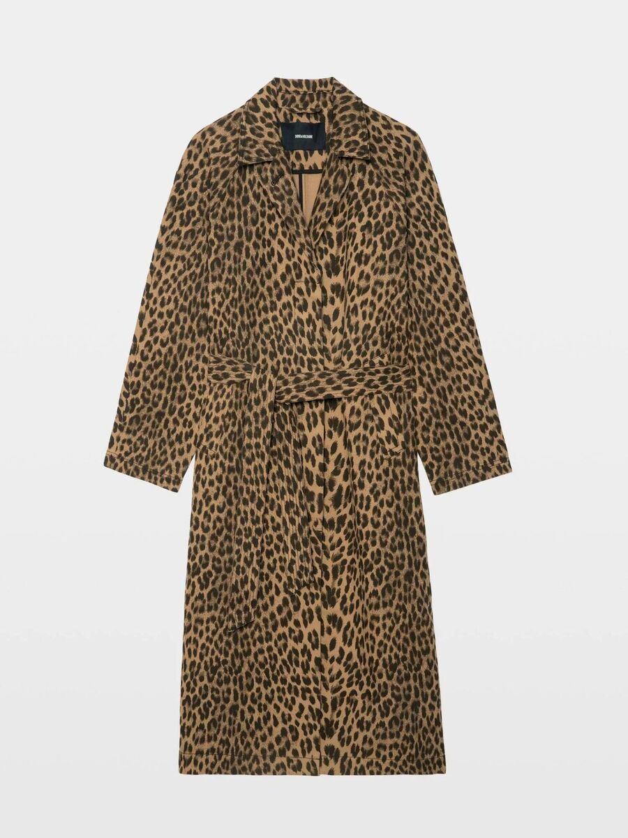 Leopard Print Coat, €495, Zadig &amp; Voltaire