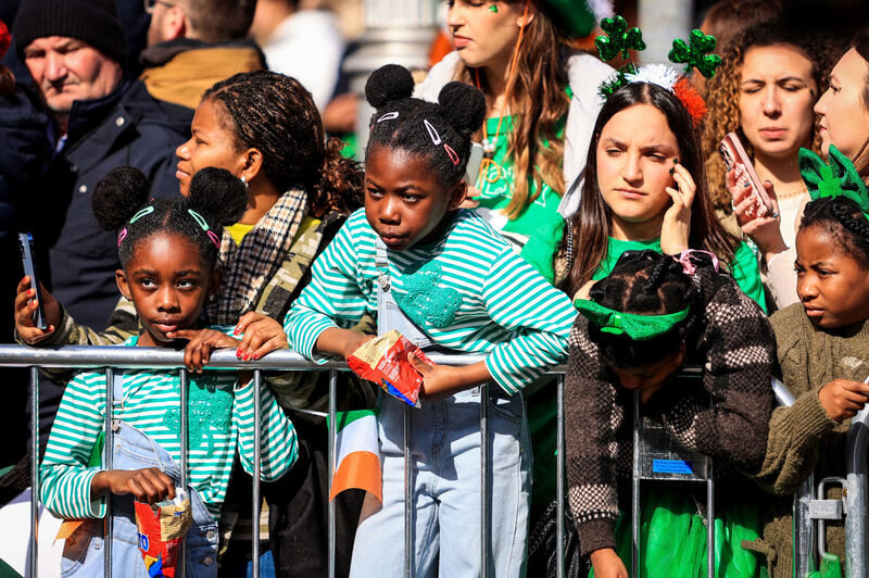 People attending the St Patrick's Day Parade in Dublin. Picture: Evan Treacy/PA Wire