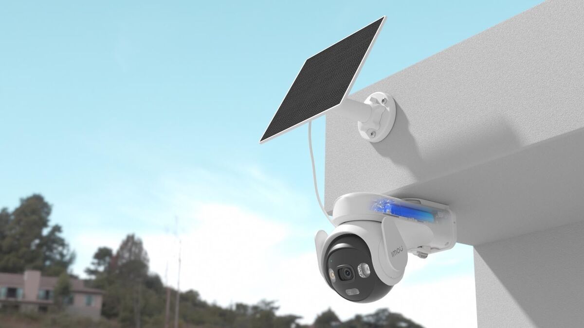 The Imou AOV PT 4G offers solar charging and uninterrupted monitoring. Picture: Imou.