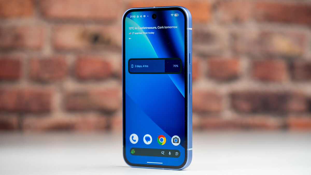 A 6.3-inch OLED display with a 120Hz refresh rate keeps the Pixel 10a smooth and responsive in daily use. Picture: Noel Campion.