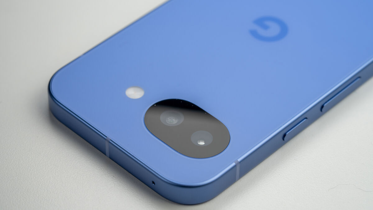 The 13MP ultra-wide camera is useful in daylight but struggles to match the main sensor in low light. Picture: Noel Campion.