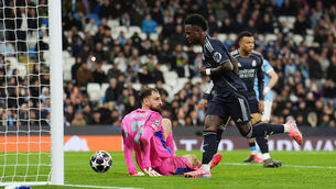<p>Vinicius Junior scored a late winner for Real Madrid against Manchester City. Pic: Martin Rickett/PA Wire.</p>