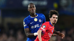 <p>Paris Saint-Germain's Vitinha was outstanding against Chelsea. Pic: Adam Davy/PA Wire.</p>