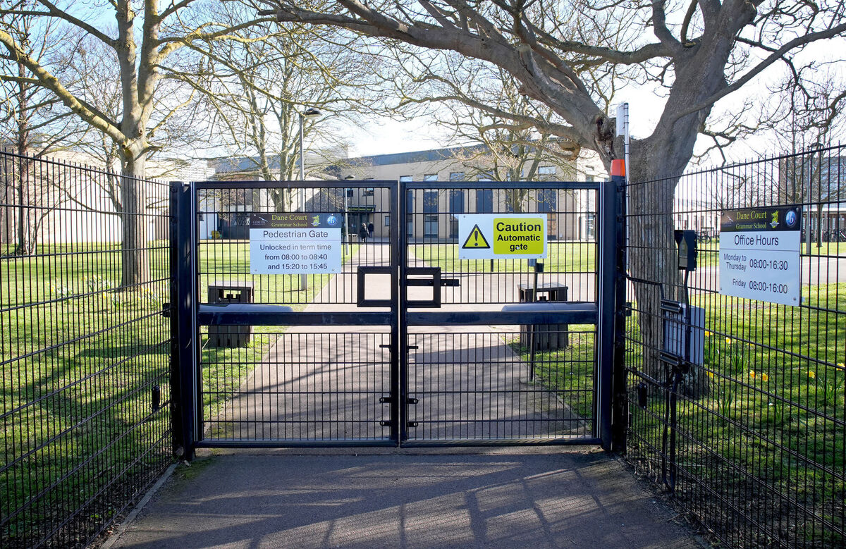 A view of Dane Court Grammar School in Broadstairs, Kent. Picture: Gareth Fuller/PA Wire