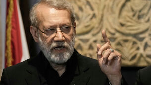 <p>Ali Larijani (AP Photo/Bilal Hussein, File)</p>