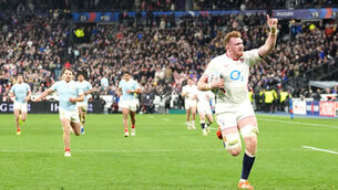 <p>Ollie Chessum scored two tries for England against France. Pic: Adam Davy/PA Wire.</p>