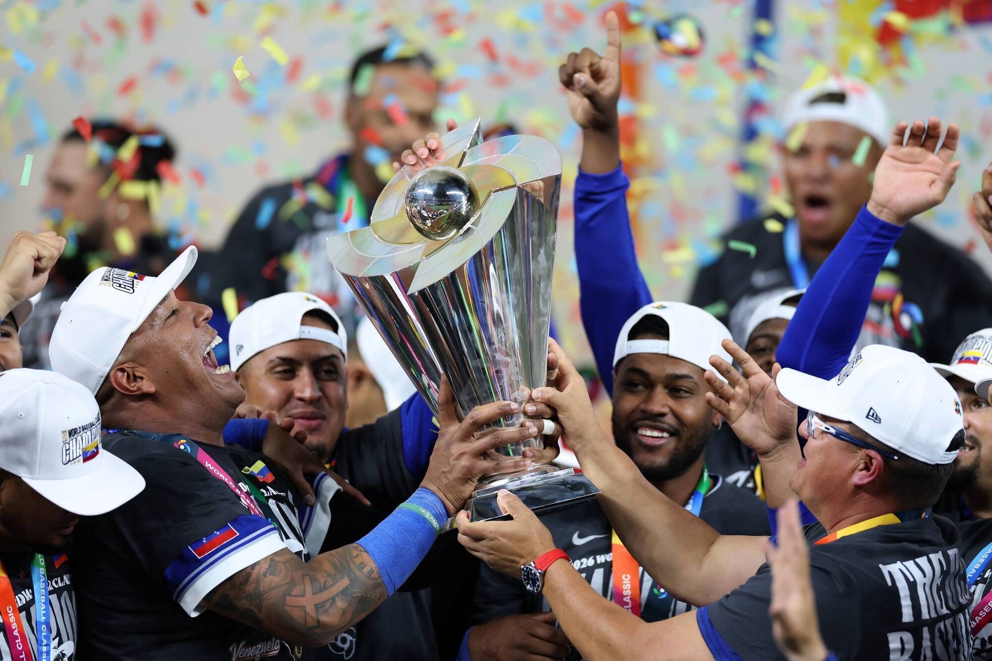Venezuela win first World Baseball Classic title after taming USA in politically fraught final