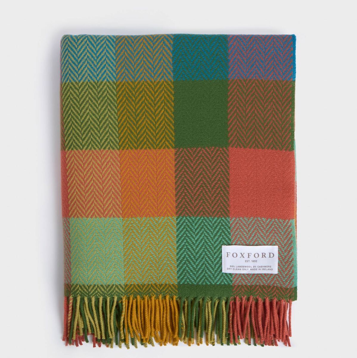 Kinsale lambswool throw, €132, Foxford Woollen Mills. Kinsale lambswool throw, €132, Foxford Woollen Mills.
