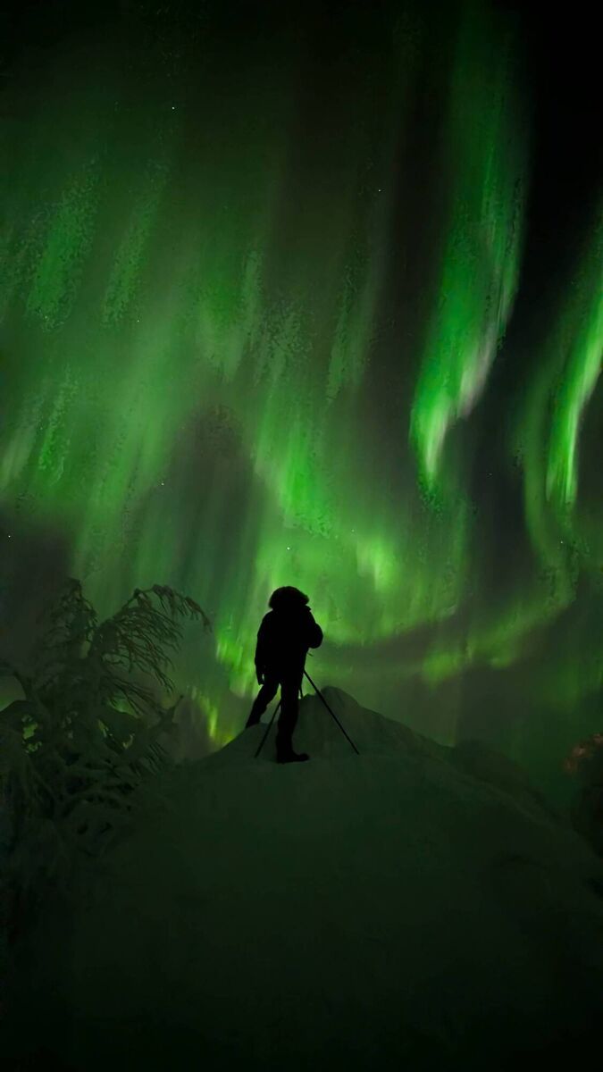 The Aurora Borealis during our stay at Aurora Radar The Aurora Borealis during our stay at Aurora Radar