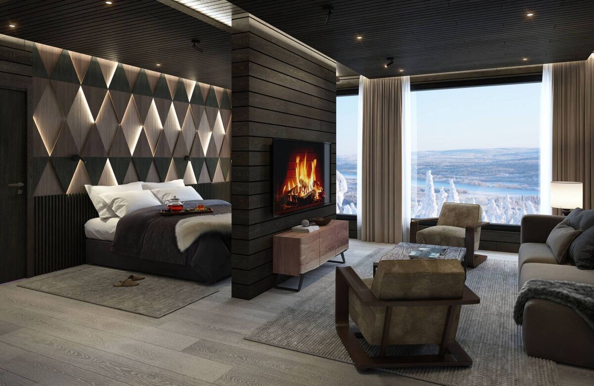 Cosy bedrooms high above the terrain in Octola 2 Cosy bedrooms high above the terrain in Octola 2