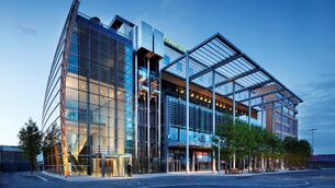 <p>The Gibson Hotel, part of the Dalata Hotel Group. The Dalata group was sold for €1.17bn in 2025 to the Scandinavian consortium of Pandox and Eidendomsspar.</p>