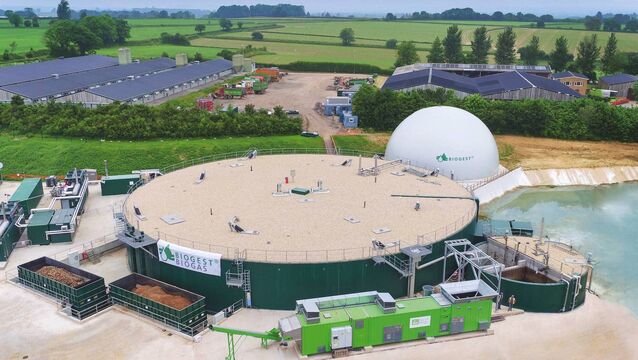 <p>The Frogmary anaerobic digestion plant in the UK. Much of Ireland's projected biomethane supply would come from anaerobic digestion plants processing farm animal by-products or derived products. File picture</p>