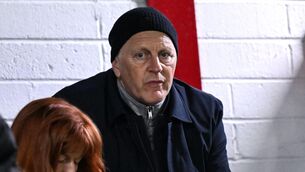 <p>WARMER IN SPAIN: Heimir Hallgrímsson during the match between St Patrick's Athletic and Derry City at Richmond Park. Pic: Ramsey Cardy/Sportsfile</p>