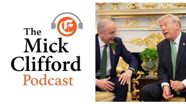 The Mick Clifford Podcast: Micheál Martin emerges intact after Oval Office meeting with Donald Trump
