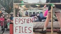 St Patrick’s Day float referencing Epstein files draws condemnation