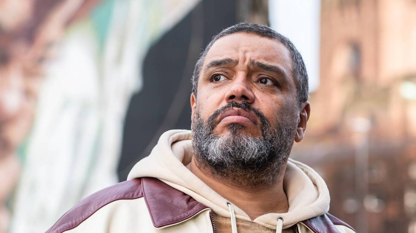 Author Malik Al Nasir was born as Mark Parry in Liverpool in 1966, Picture: Zak Grant