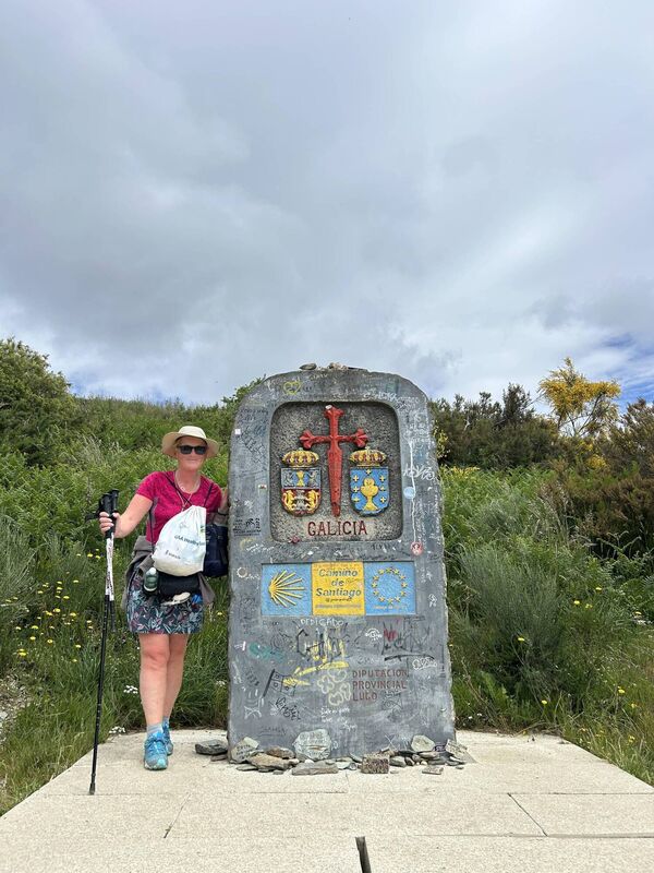 Pamela Deasy: 'One of the early days, thrown in bed, I saw on TV about the Camino. Right then I said if I ever get the chance to do that, I will. I did it this year, the French route.'