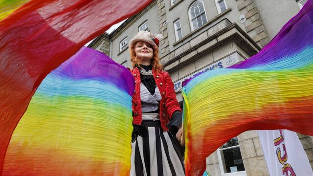 <p>One of the characters who took part in the Carnival of Collective Joy in Carlow College during the Carlow Arts Festival. Our school systems still operate as if maths and science sit above arts and humanities in the hierarchy of learning.</p>