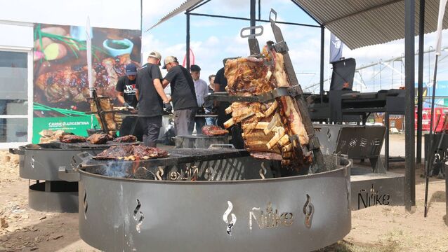 <p>Meat, particularly beef, is very much at the centre of Expoagro, South America’s largest agricultural show, with many stands hosting their own parrilla — a traditional Argentine barbecue.</p>