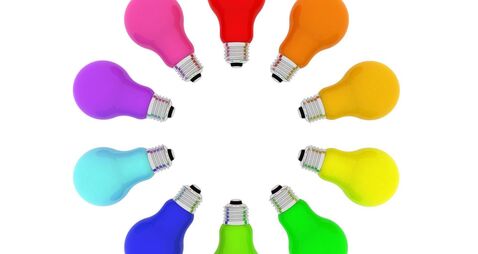iStock-119738726.jpg Lightbulbs kaleidoscope of rainbow colours