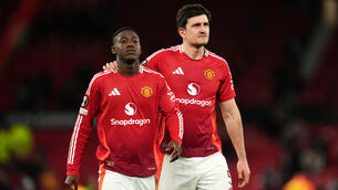 <p>Kobbie Mainoo and Harry Maguire are back in the England squad for the first time since September 2024. Pic: Martin Rickett/PA</p>
